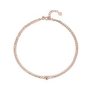 [도로시] 14k 데일리 포인트 2줄 볼체인 발찌