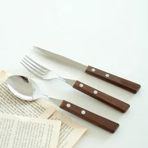 트라몬티나 트레딕셔널 우드핸들 커트러리 테이블세트 3P