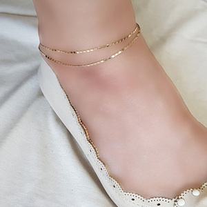 14K 블링블링 두줄 발찌