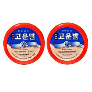 웰빙헬스팜) 고운발 (100g) x 2팩 풋케어 크림