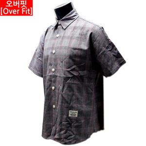 [쿨제이]남자 스판 청남방 청자켓 체크 남방 셔츠 50 01 78