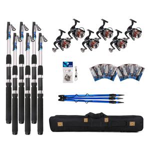 23종만능민물바다원투낚시세트 낚시대+릴+받침대+가방