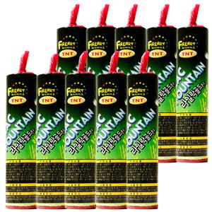 라일락 중분수 폭죽 10개입 분수 폭죽 불꽃놀이 파티용품