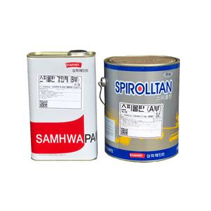 삼화페인트 차량중장비산업기계철재 스피롤탄 흑색 4L