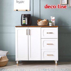 [데코라인]코넬 르네 1000 골드 서랍 주방 수납장 DGJ051C