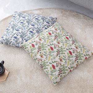 화사한 플라워방석 방석커버 린넨 꽃무늬 50x50 4종택1