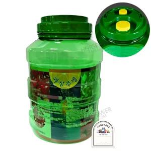 매실주통 페트병 과실주통 담금주 원형 뉴그린 10리터