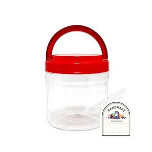 원형1.16리터 대광구 페트 투명용기 고추장통 젓갈통