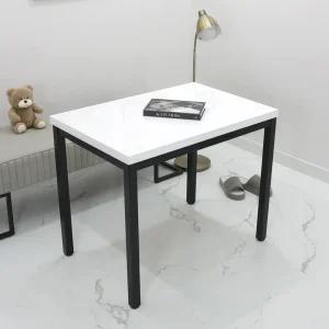 간편 조립형 깔끔한 업무용 책상 1000 x 650 다양한 컬러 필름 코팅 철제 테이블