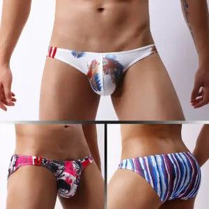 맨즈온탑 남자속옷 폴리 메쉬 비키니스타일 남성삼각팬티