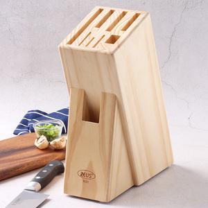 소나무 칼블럭 9구 칼꽂이 칼집 칼보관함 나무 원목