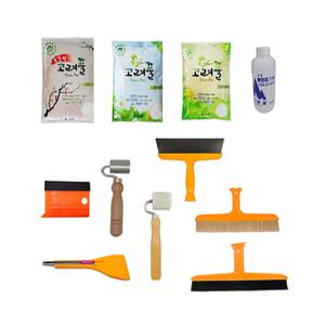 고려풀 도배풀 친환경벽지 도배용품 풀솔 로라 정배솔 헤라 칼