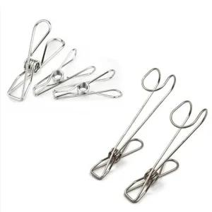 스텐 고리집게 10p 걸이형 빨래 주방 고무장갑 걸이 집게