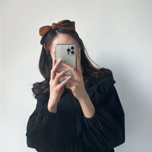 왕리본 스웨이드 머리띠 헤어밴드 여자 여성 넓은 와이드 고급진 면 편한 국산 연예인 아이유 제니 윤아