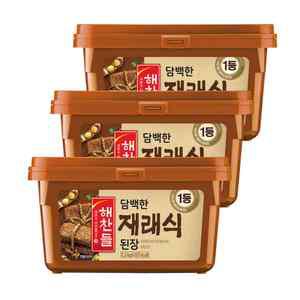 해찬들 재래식된장 2.3kg x 3