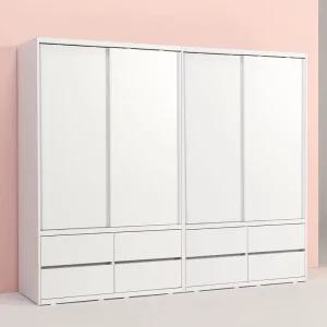 솔트 2400 슬라이딩 서랍형 옷장세트 mcr126