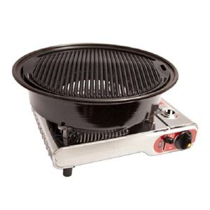 NEW! 초간편이동식 가스구이/숯불겸용 삼겹살 그릴 생선구이 바베큐  캠핑 등산 낚시 불판 고기불판