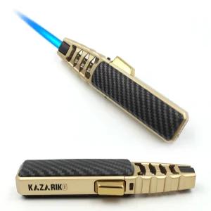 카자리코 가스 토치 라이터 고화력 불꽃조절 휴대용 캠핑토치 가정 요리 숯불 피우기