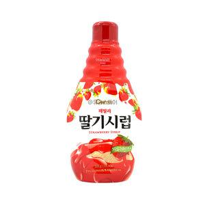 청우 패밀리 딸기시럽 520g 1개