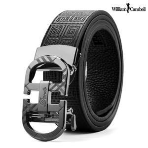 윌리엄캠벨 명품소가죽 남성벨트 정장 남자 소가죽 자동 벨트 고급 선물포장 DA386E