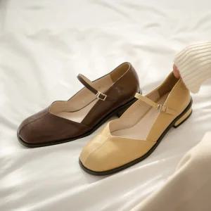 SOVO 멘델스 메리제인 스트랩 단화 펌프스 여성구두 3cm