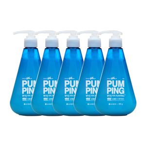 페리오 펌핑치약 스피아민트 285g, 5개