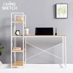 아이디 1200 h형 철제 책상 학생 컴퓨터용 책장 책상