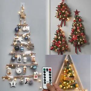 크리스마스트리 장식 전구 벽트리 풀세트