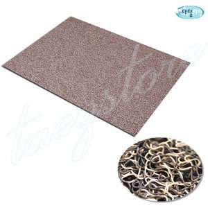 투톤코일현관매트/베이지브라운 사이즈모음 발매트