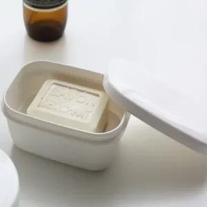 이노마타 휴대용 비누케이스 물빠짐 비누트레이 뚜껑 밀폐 비누곽