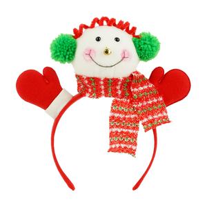 통통 눈사람 머리띠 크리스마스 연말 파티 소품