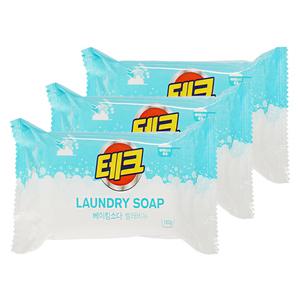 엘지 테크 세탁비누 베이킹소다 빨래비누 180g 3개