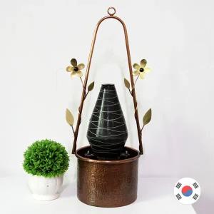 플라워 미니 도자기 동공예 실내분수대 HFC-104