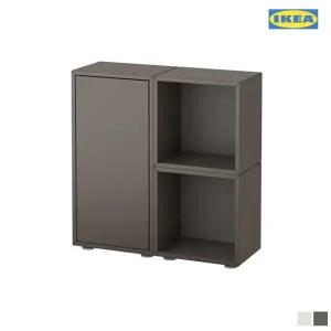 [롯데백화점]이케아 이케아 EKET 에케트 수납콤비네이션+발받침더블/수납장/거실장/책장/