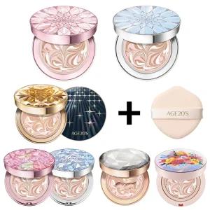 AGE20s 에이지투웨니스 에센스커버 팩트 더블루밍 로얄골드 아우라 ID 플로라