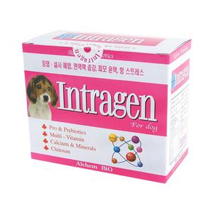 인트라젠 플러스 고양이 유산균 프로바이오틱스 칼슘 미네랄 비타민 종합 영양제