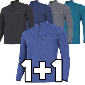 원플러스원 봄 여름 냉감 쿨론 작업복 무지 긴팔 등산복 기능성 스판 티셔츠 40대남자 현장 일복 빅사이즈