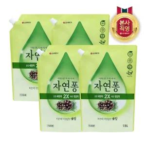 [엘지생활건강]자연퐁 솔잎 R 1.18L x 4개