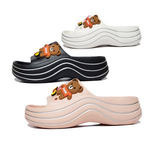 여성슬리퍼 통굽 키높이 파츠장식 EVA 쿠션실내화 제리