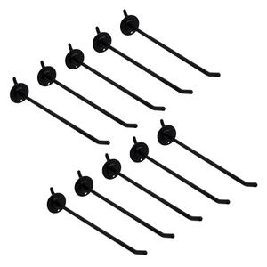 인테리어 타공판 일선후크 20cmx10개(블랙)