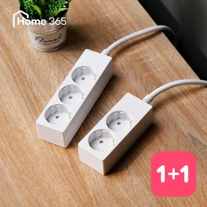 [1개+1개] 홈365 국산 16A 일반 멀티탭 3구 3m