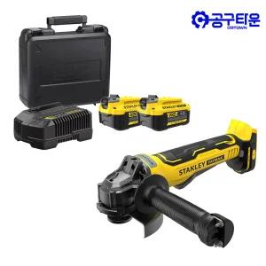 스탠리 SBG700M2K 충전 그라인더 20V 4.0Ah 2팩 125mm