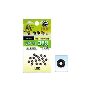 [09피싱]해동조구사 중층채비용 고무링/HA-871/고무오링/옥내림채비/고기능 중층도래/중층채비/낚시소품