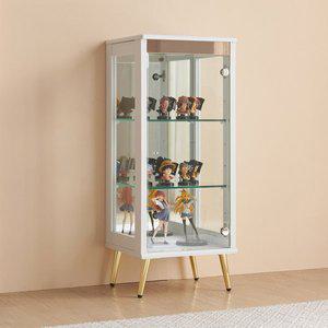 [모던탑21]골드-프리미엄 400-3단 유리 장식장 거실 수납 진열장