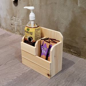 CM Factory 원목 티정리함 다용도정리함 커피박스 상체