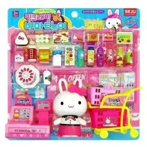 JB 핑크래빗 빅마트놀이 피규어 계산대 역할 놀이 sj1038 제이발전소