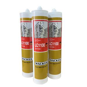 창호용 실리콘 LC1100 백색 300ml 럭키 / 창틀 콘크리트 접착 실란트 샷시 베란다 발코니 창문 외부 자외선