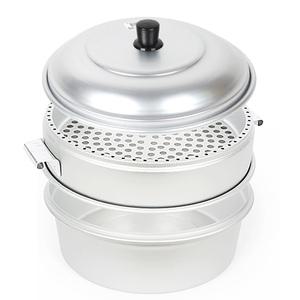 유진 토스코 만두찜기 (소소_1SET/뚜껑1채반1물솥1) 업소용 찜솥 찜통 찜기 양은냄비