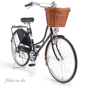 자이크 유럽전통 남성,여성 바구니 클래식 자전거 버킨black