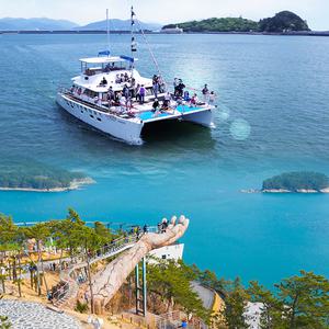 여수낭만바다요트+예술랜드(~03.31)/미디어아트/조각공원/마이더스의 손전망대/스윙그네/데이트/낭만요트/프로포즈/선상파티/선상데이트/야경투어